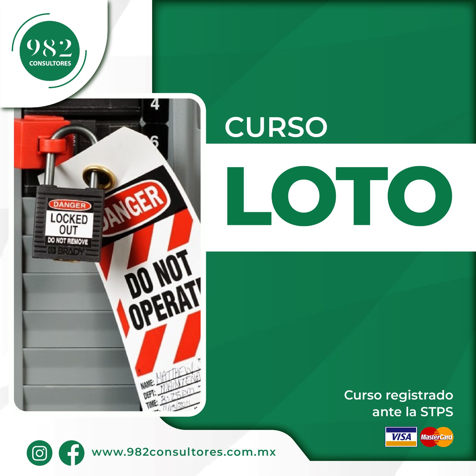 LOTO Bloqueo y Etiquetado de Energías Peligrosas